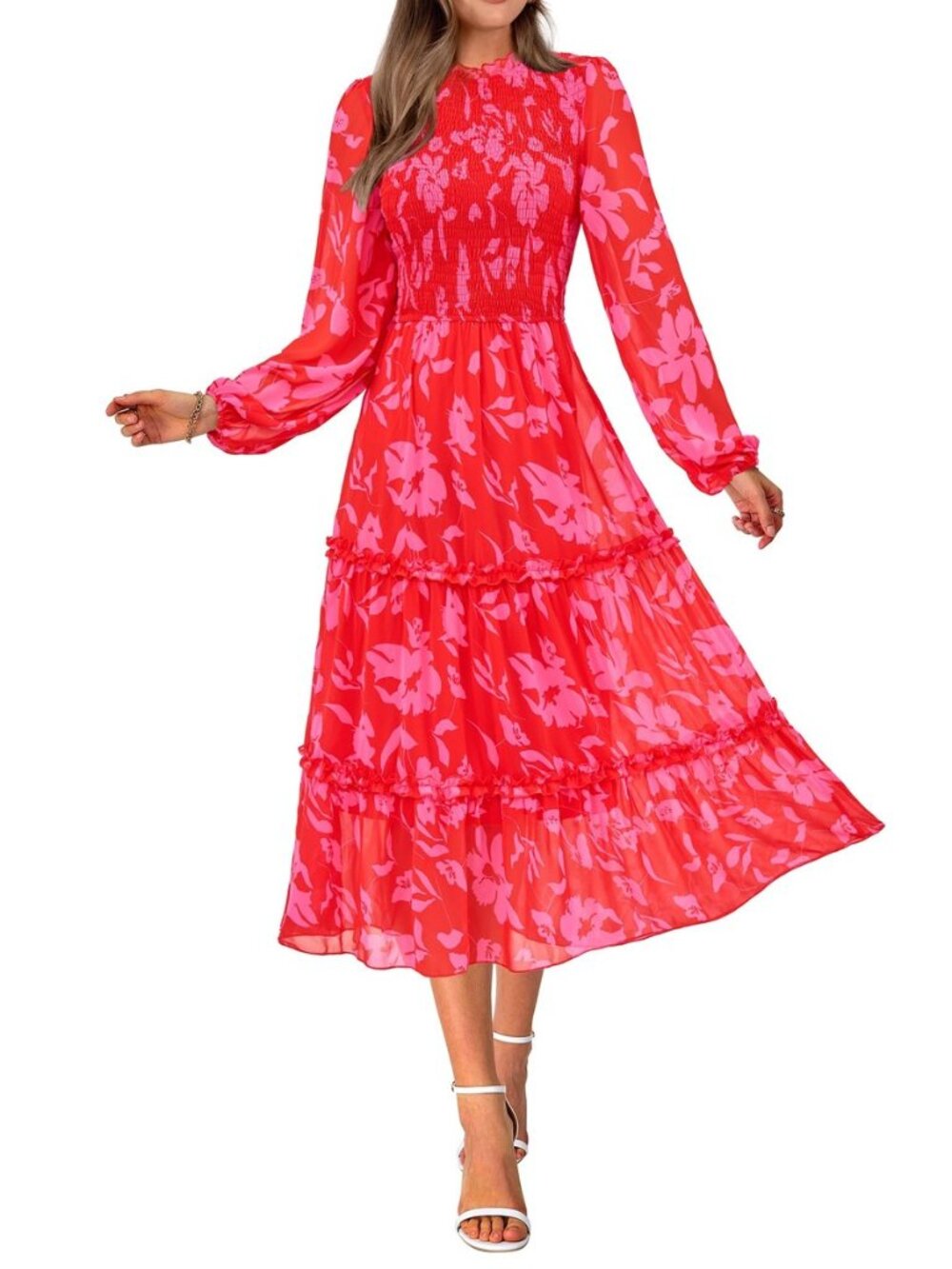 Women Fall Dress 2026 Long Sleeve Wedding Guest Maxi Dresses